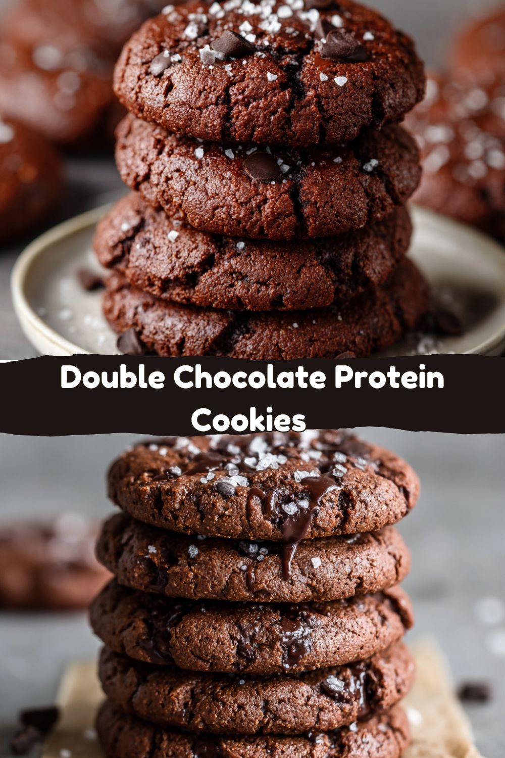 Double Chocolate Protein Cookies
