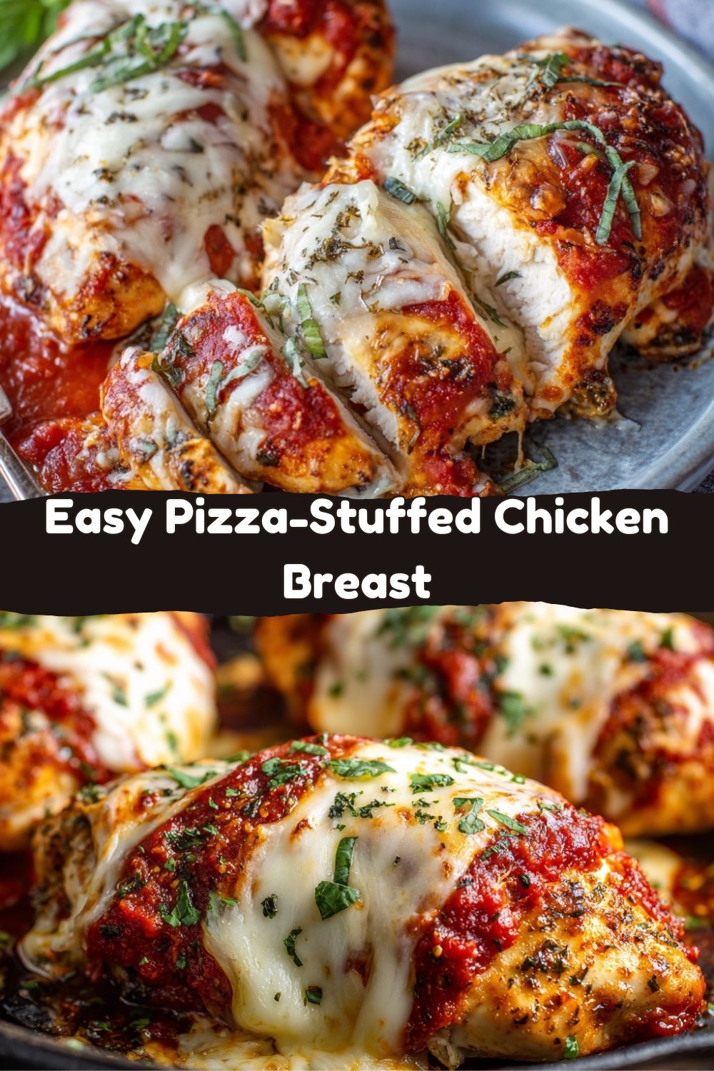 Pizza-Stuffed Chicken