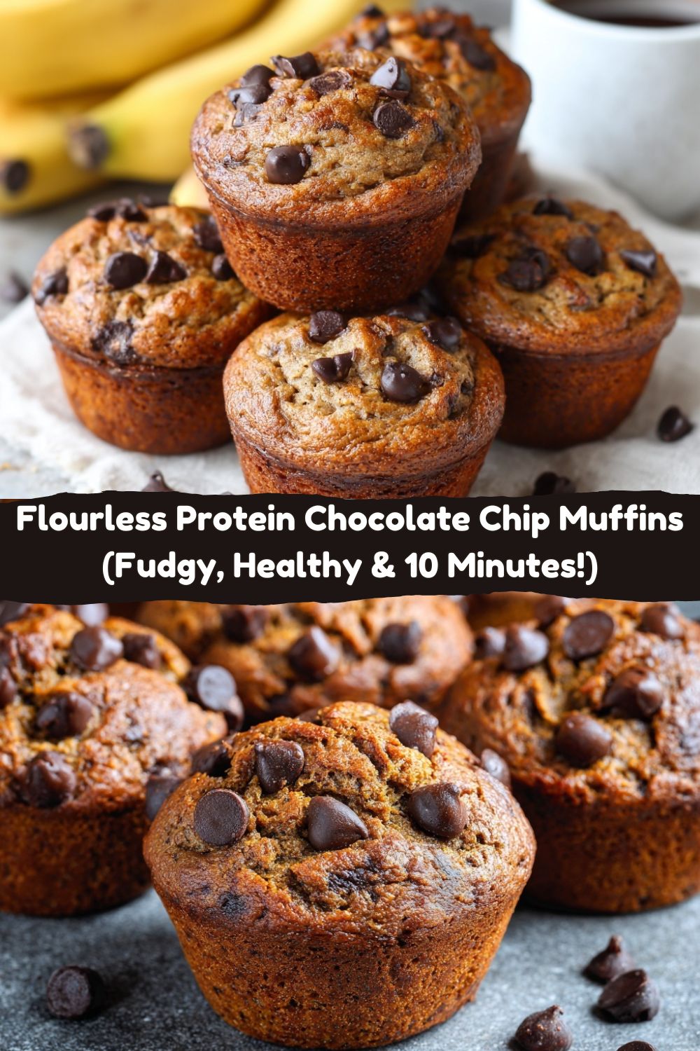 Protein Chocolate Chip Muffins