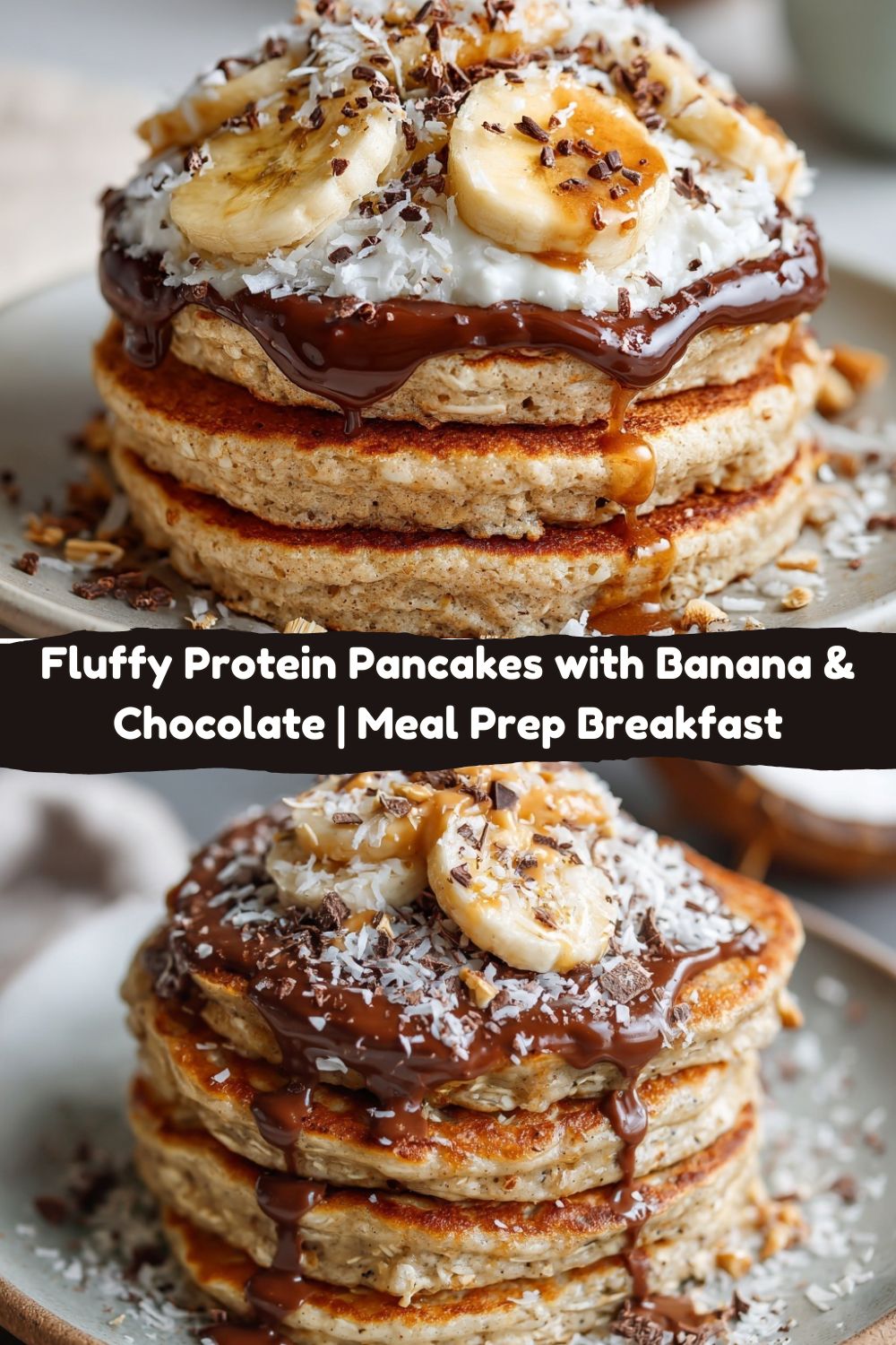 Fluffy Protein Pancakes with Banana
