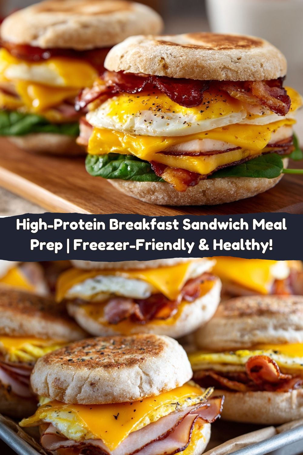 High-Protein Breakfast Sandwich Meal Prep Box