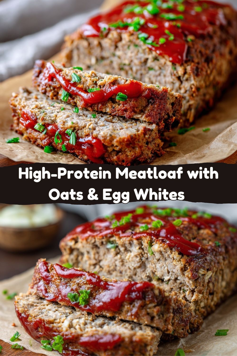 High-Protein Meatloaf with Oats & Egg Whites