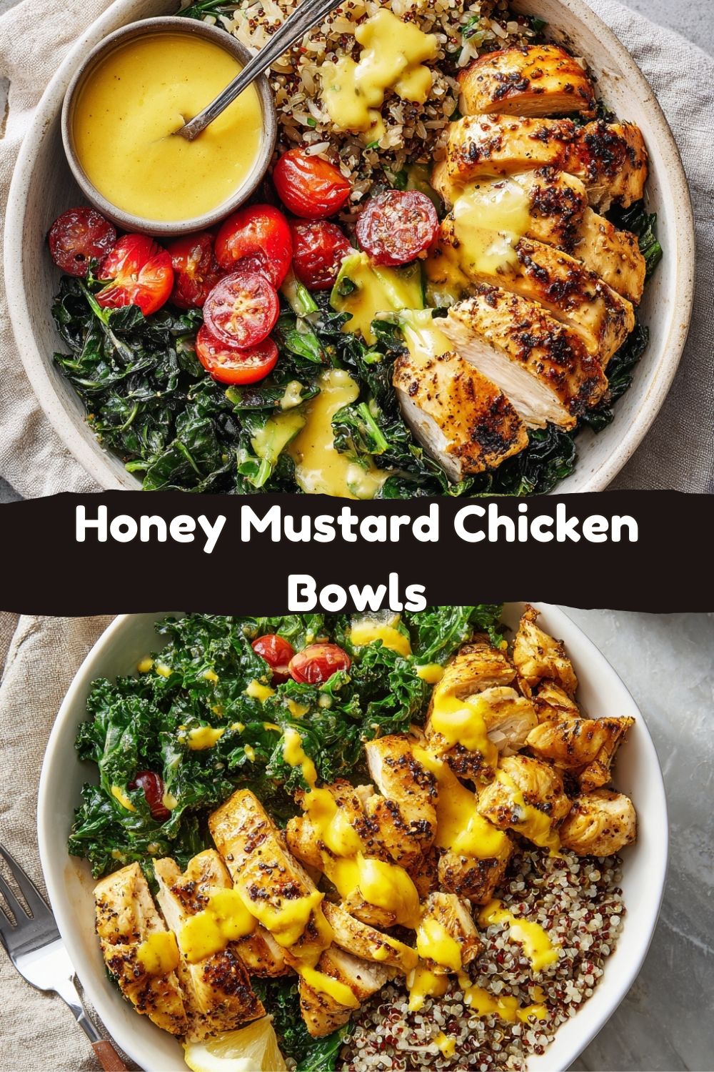 Honey-Mustard Chicken Bowls