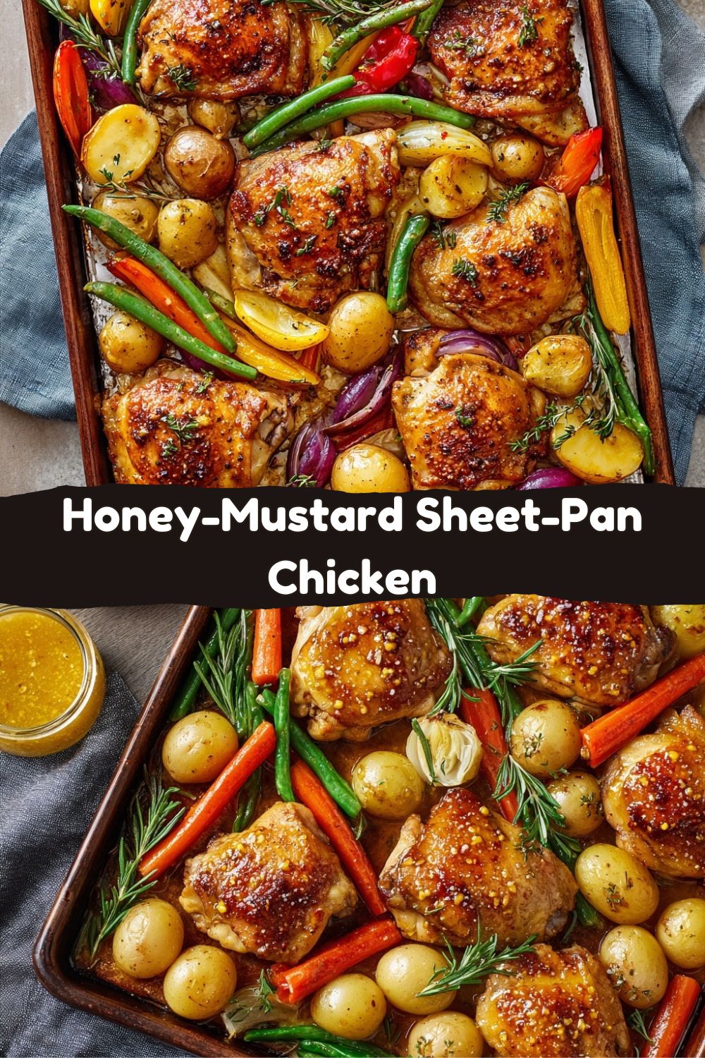 Honey-Mustard Sheet-Pan Chicken