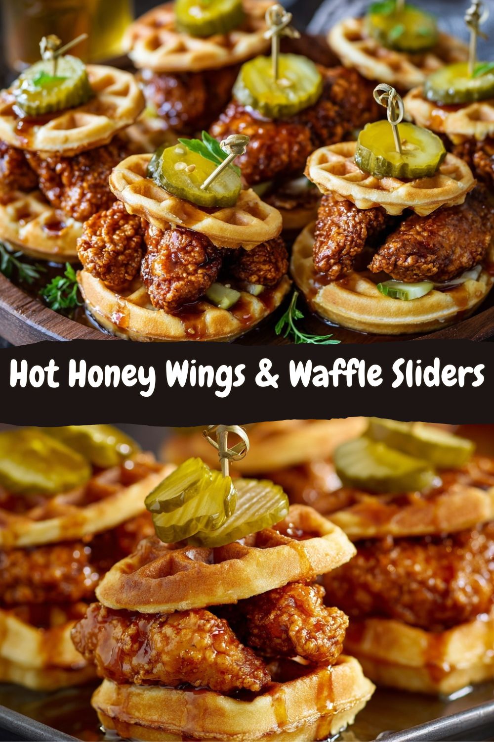 Hot Honey Wings & Waffle Sliders