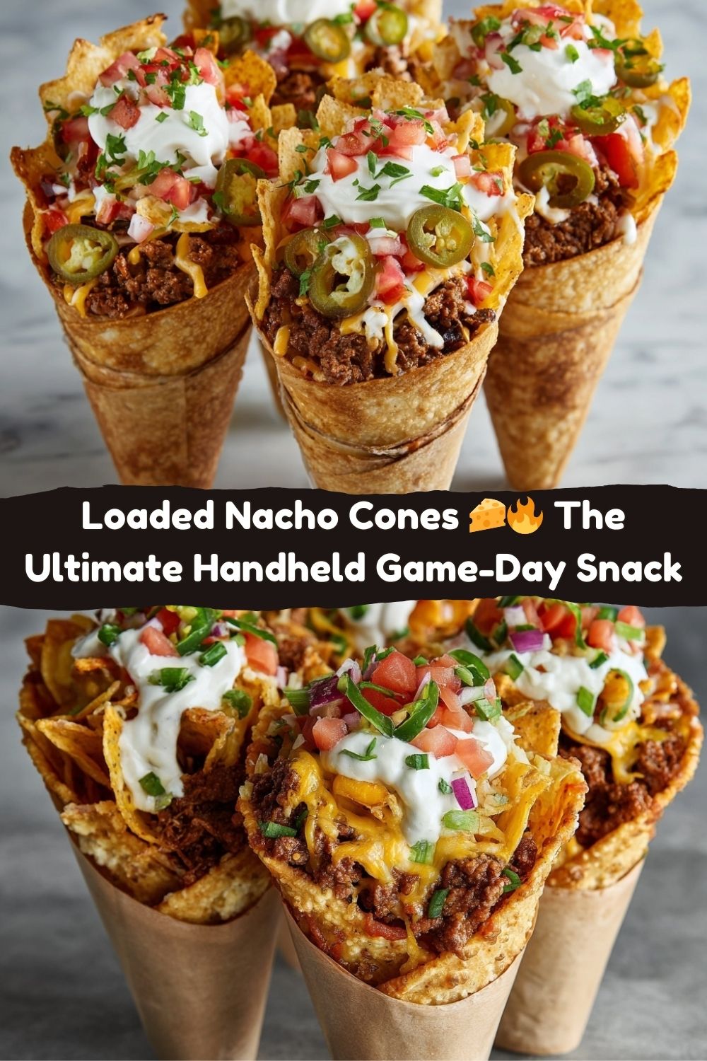 Loaded Nacho Cones