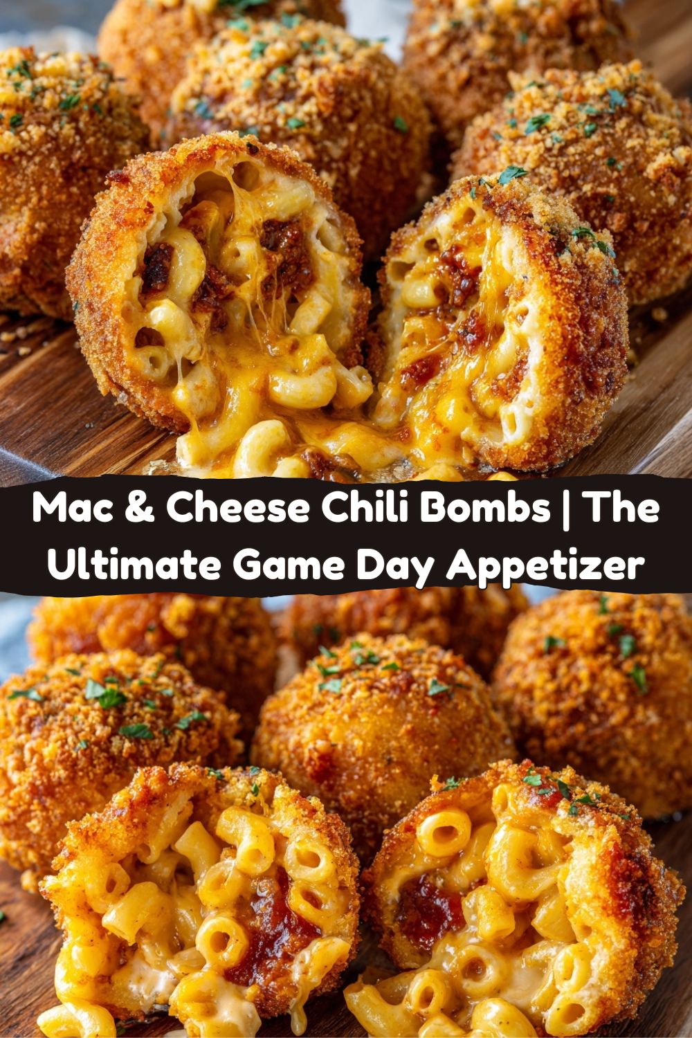Mac & Cheese Chili Bombs