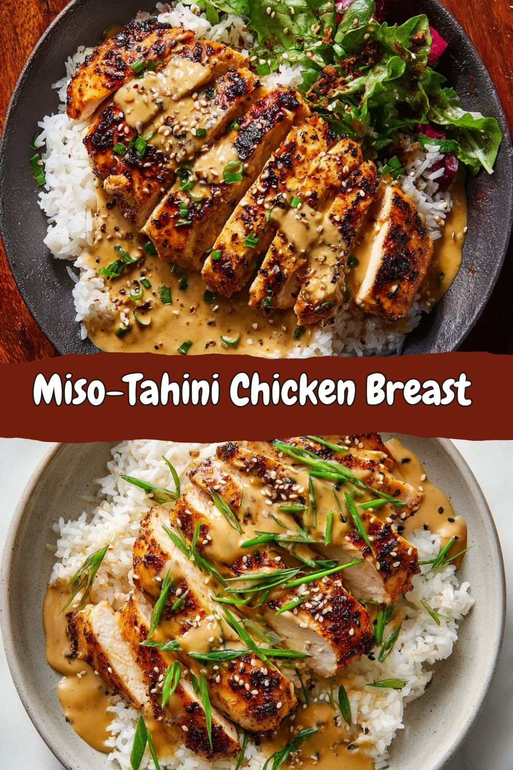 Miso-Tahini Chicken Breast