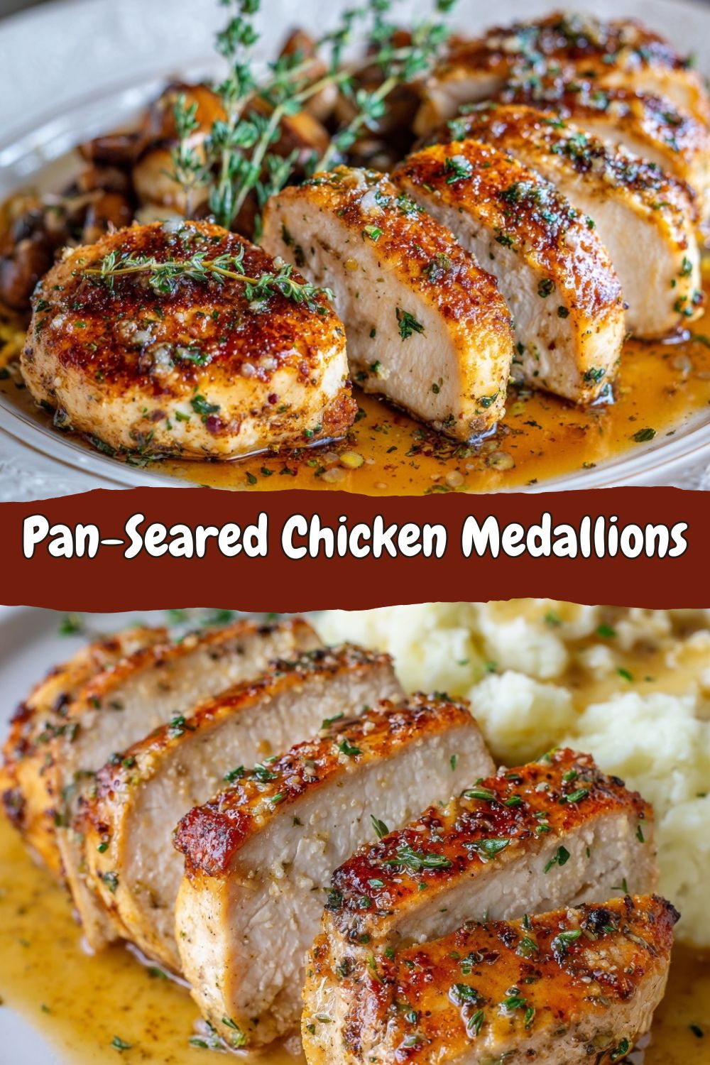 Pan-Seared Chicken Breast Medallions