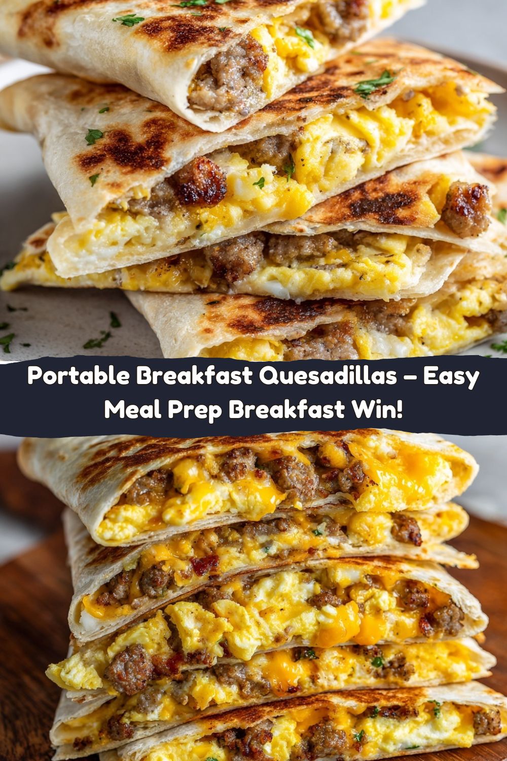Portable Breakfast Quesadillas