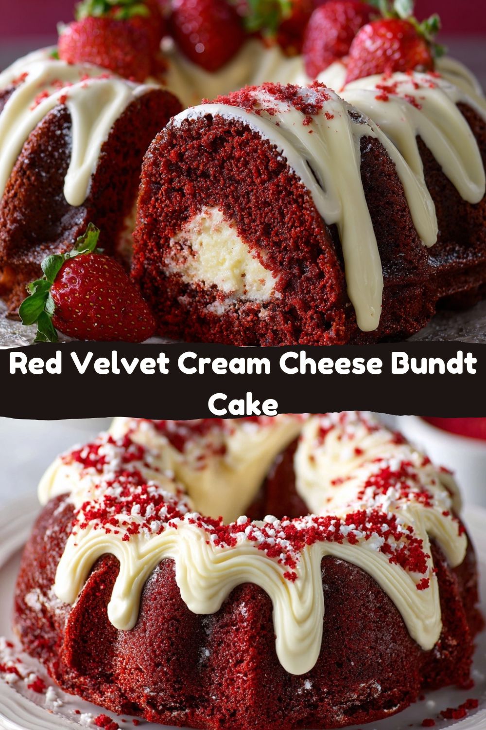 Red Velvet Cream Cheese Bundt Cake