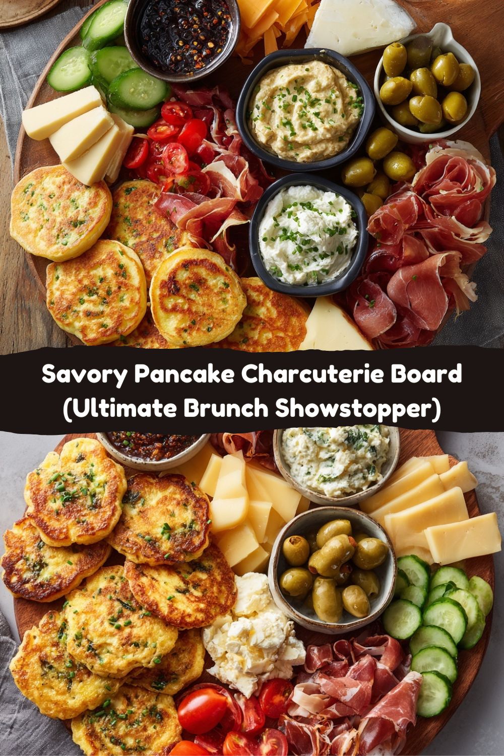 Savory Pancake Charcuterie Board