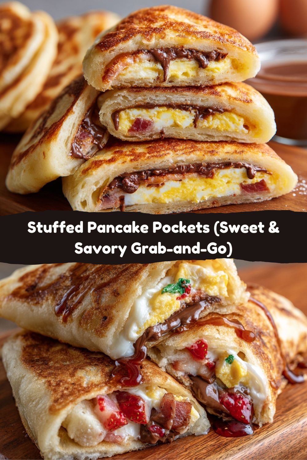 Stuffed Pancake Pockets