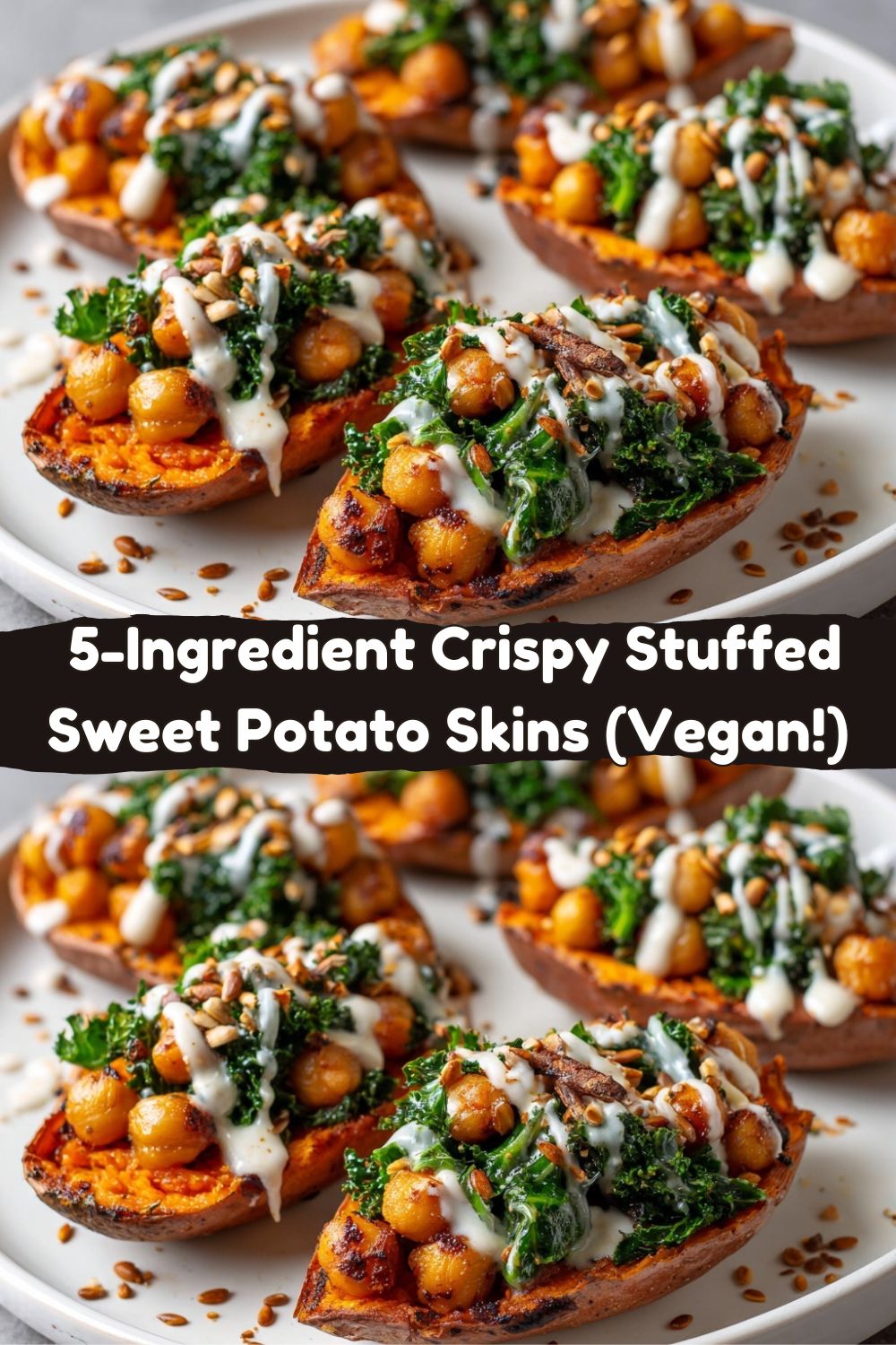 5-Ingredient Stuffed Sweet Potato Skins 