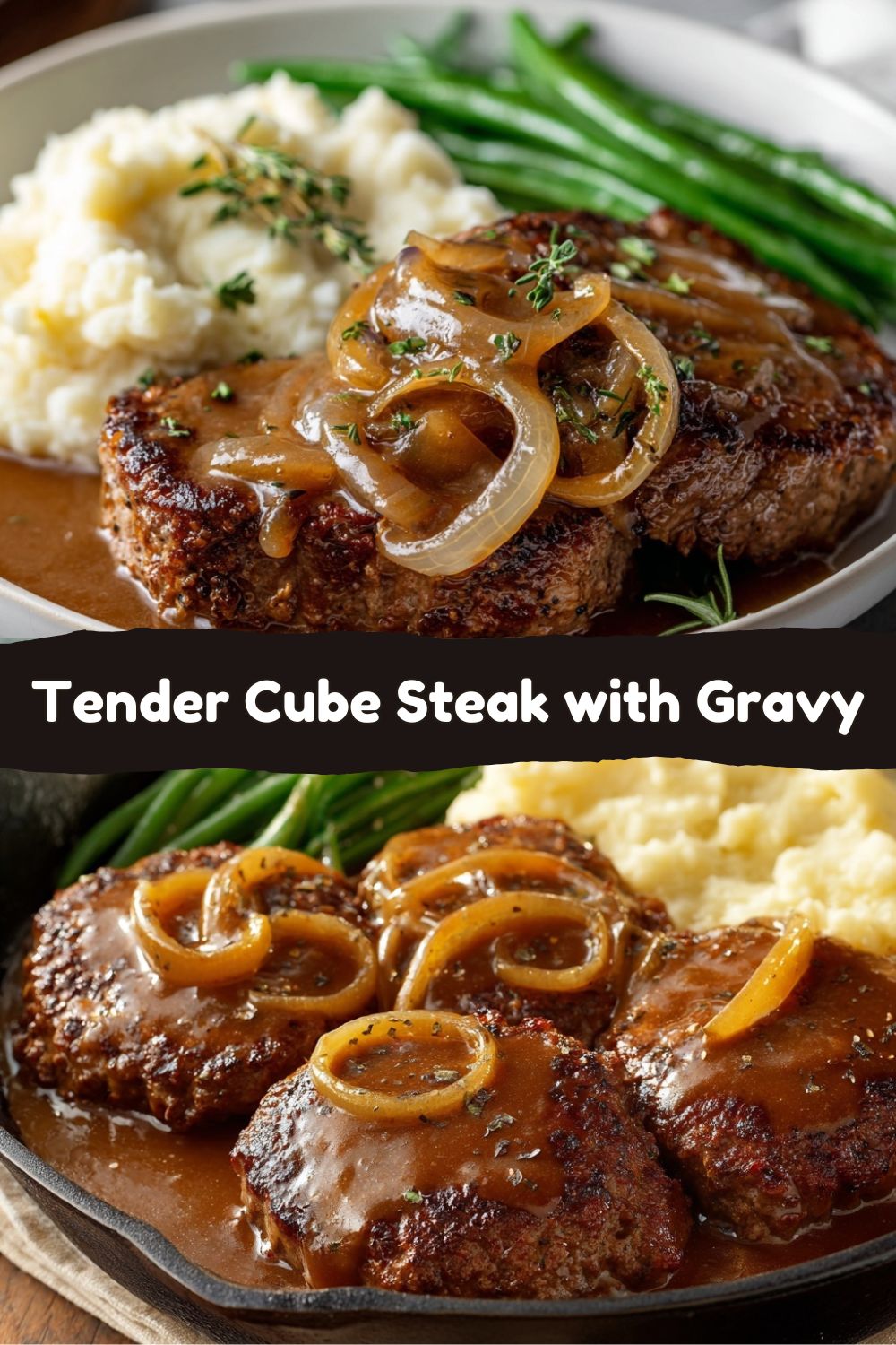 Tender Cube Steak with Gravy