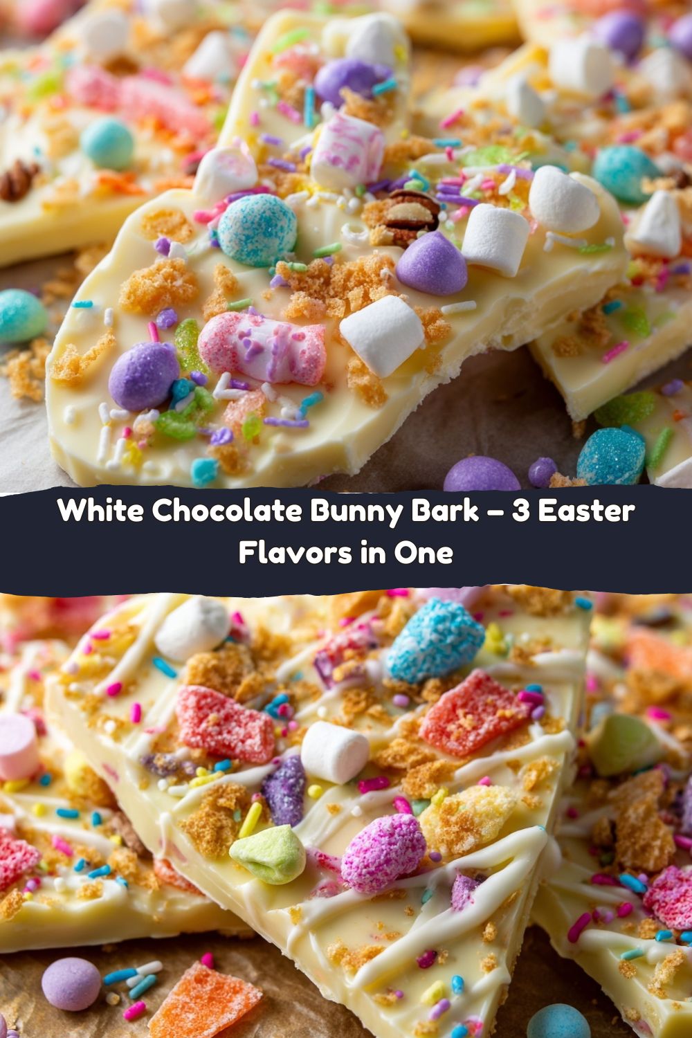 White Chocolate Bunny Bark