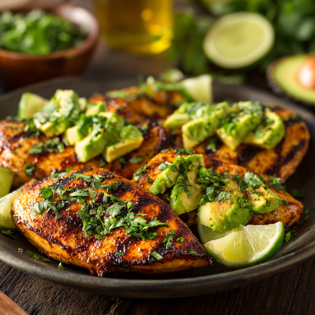 Fiesta Lime Chicken with Avocado & Cilantro