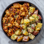 Garlic Butter Chicken & Creamy Potatoes