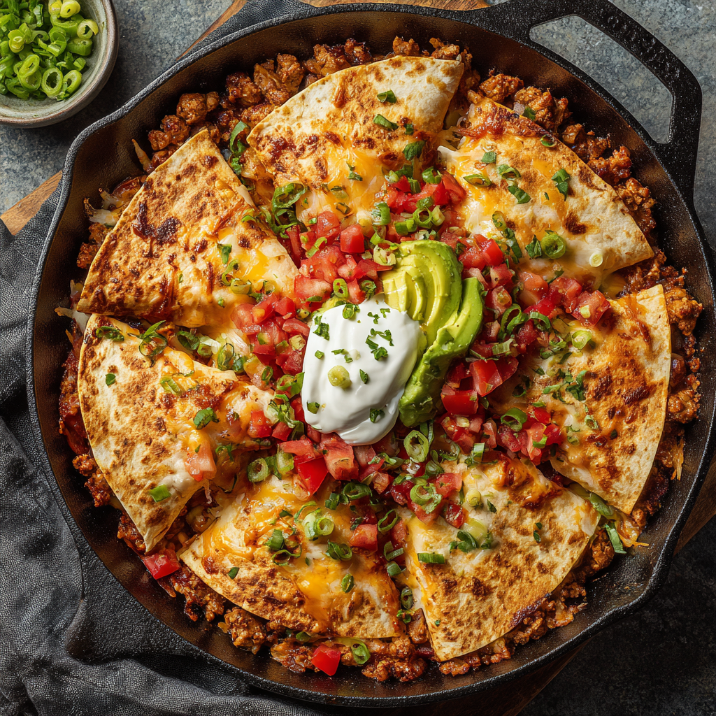 High-Protein Quesadilla Skillet