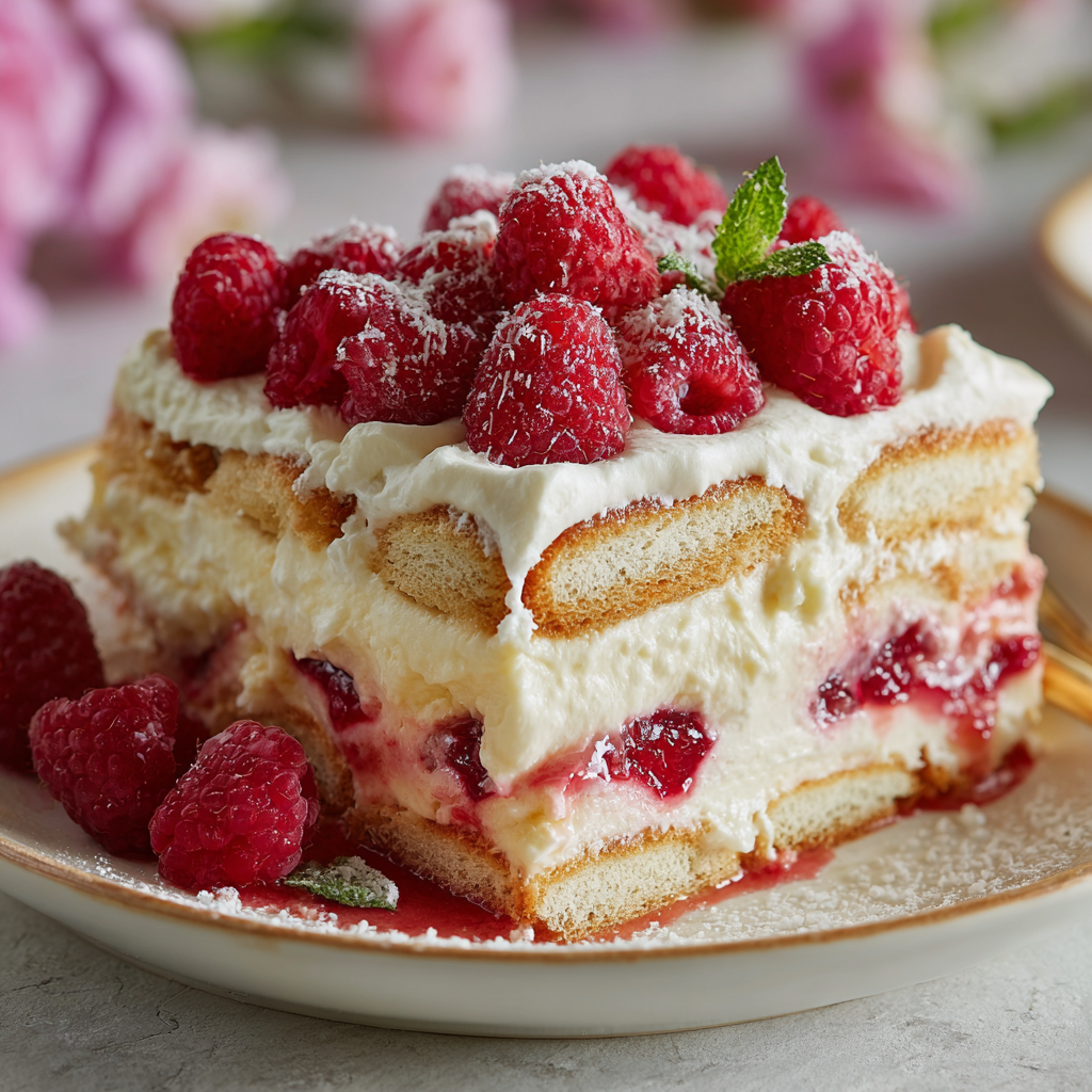 Fruity Raspberry Tiramisu