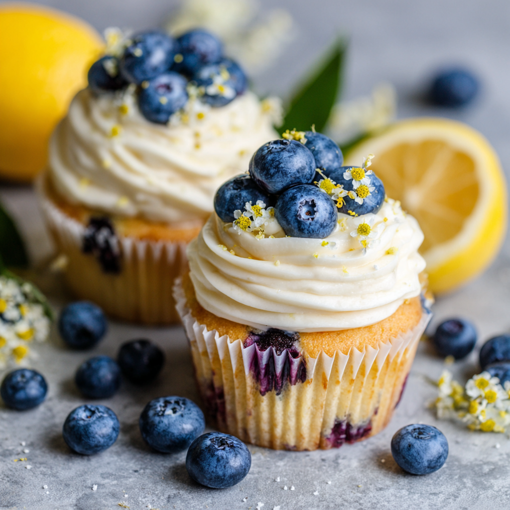 Lemon Blueberry Cupcakes