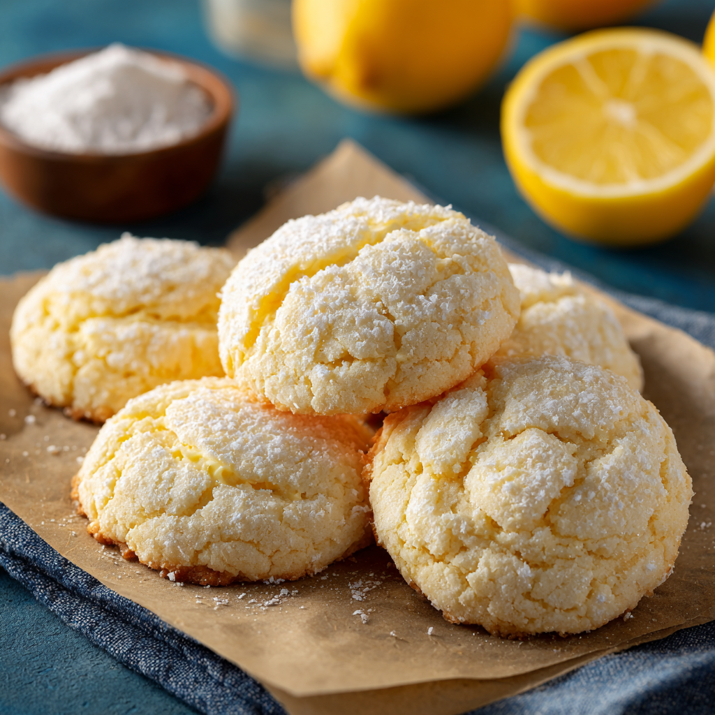 Soft Lemon Cream Cheese Cookies