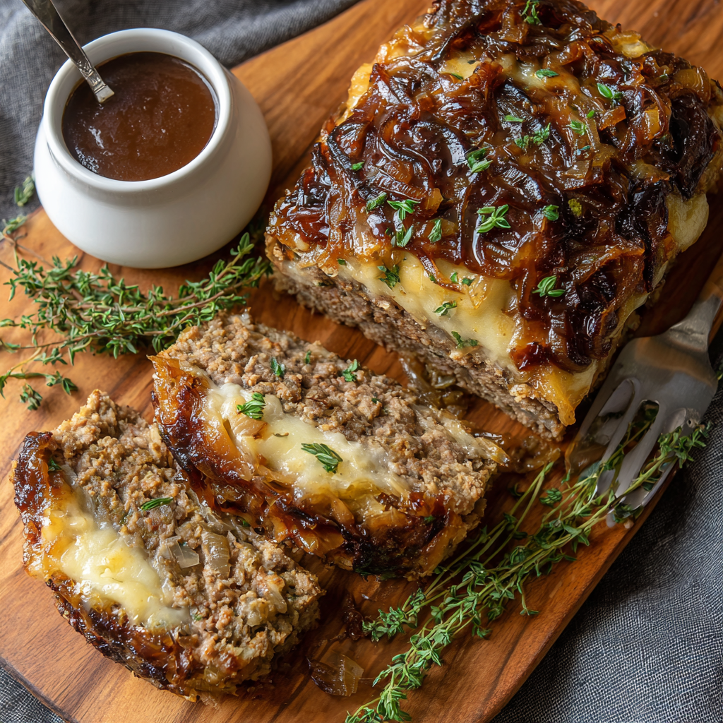 French Onion Meatloaf