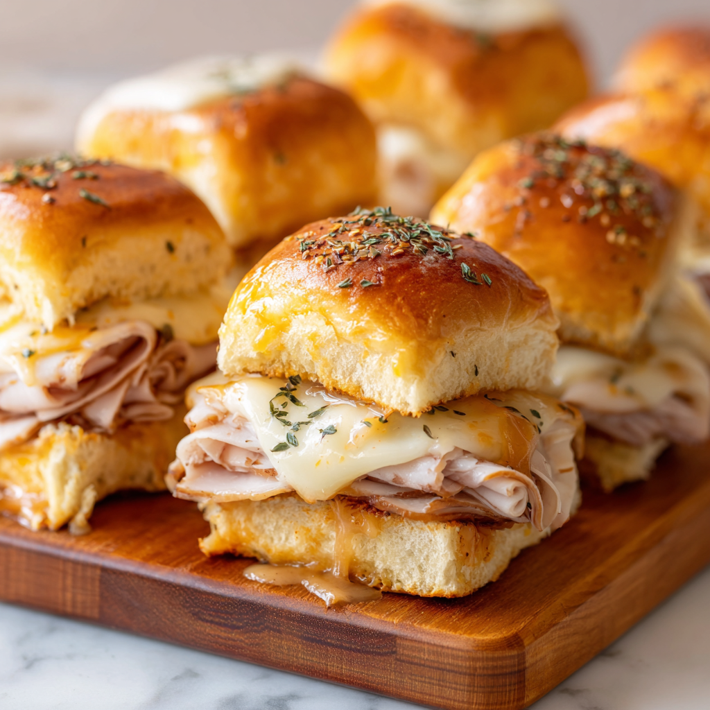 Turkey and Cheese Sliders