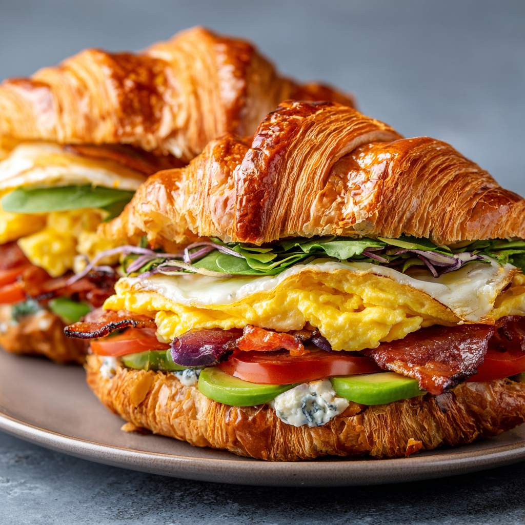 Savory Croissant Sandwiches