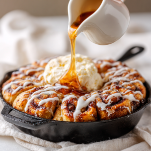 Cinnamon Roll Pull-Apart Skillet