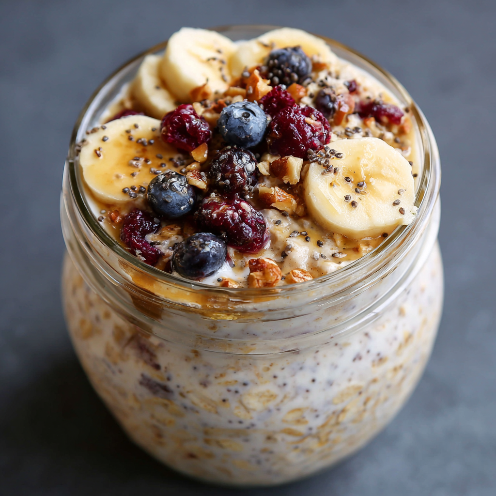 High-Protein Overnight Oats