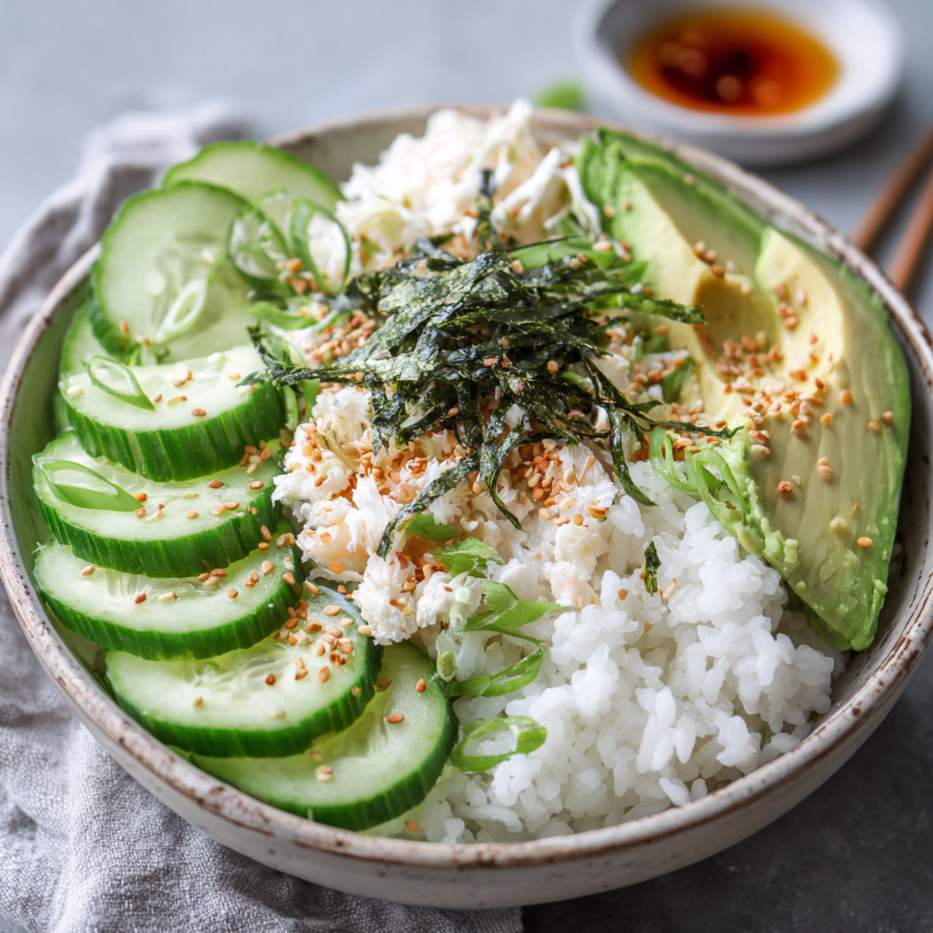 Cucumber Sushi Salad