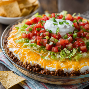 Rolled Taco Dip Recipe