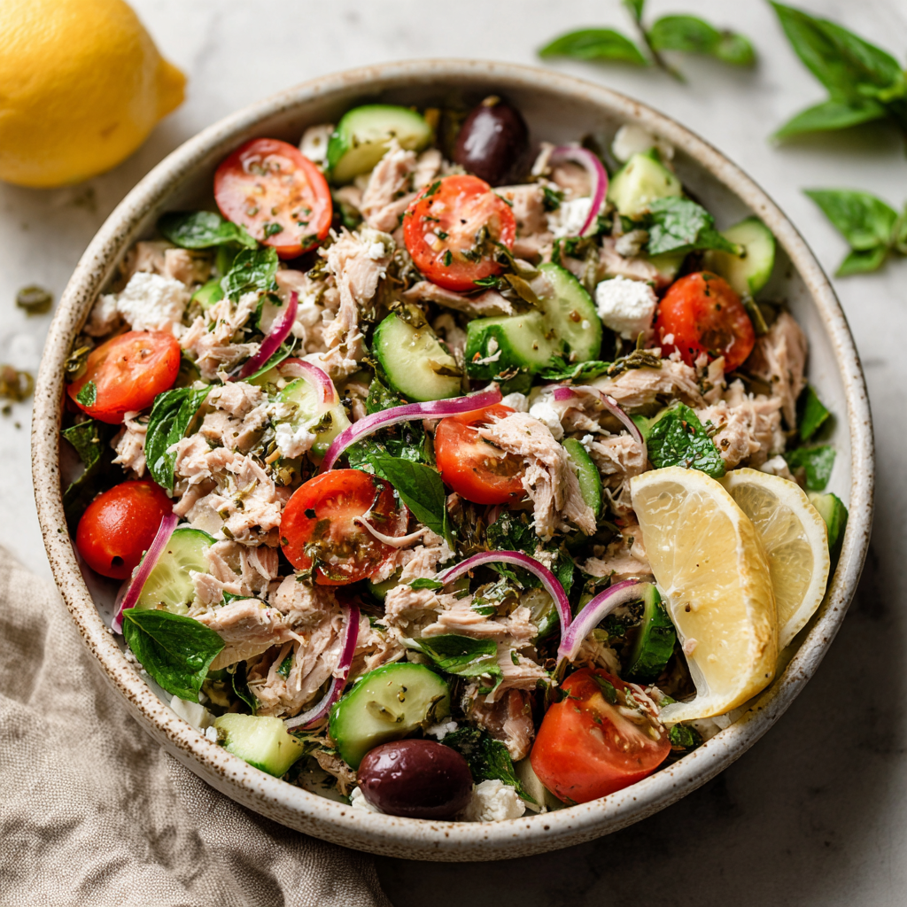 Mediterranean Tuna Protein Salad
