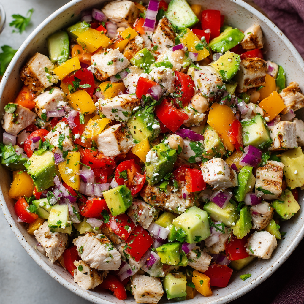 Ultra-Chopped Protein Salad