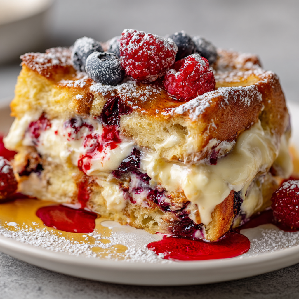 Stuffed French Toast Bake