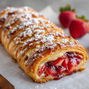 Strawberry Danish Braid