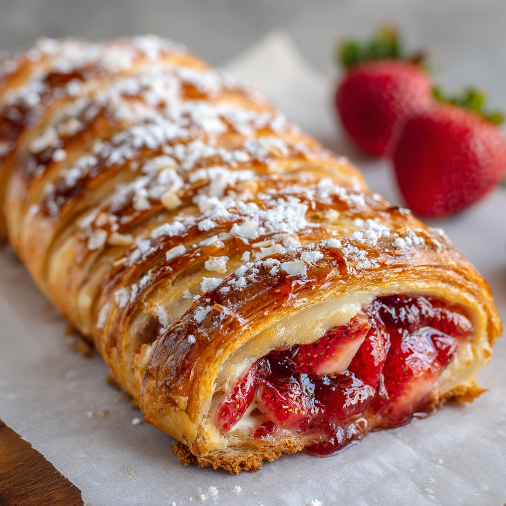 Strawberry Danish Braid