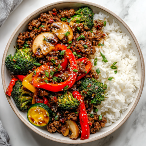 Spicy Ground Beef Stir-Fry