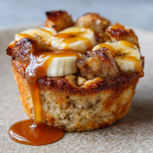 Banana French Toast Muffins