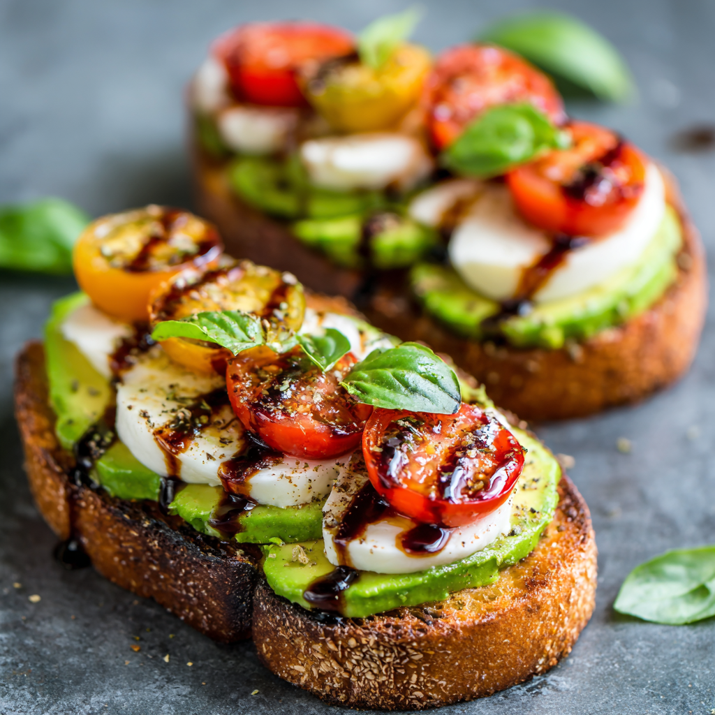 Caprese Avocado Toast