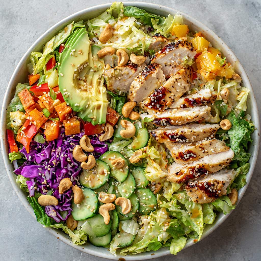 Cashew Chicken Crunch Salad