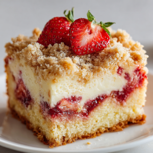 Strawberry Cream Cheese Coffee Cake