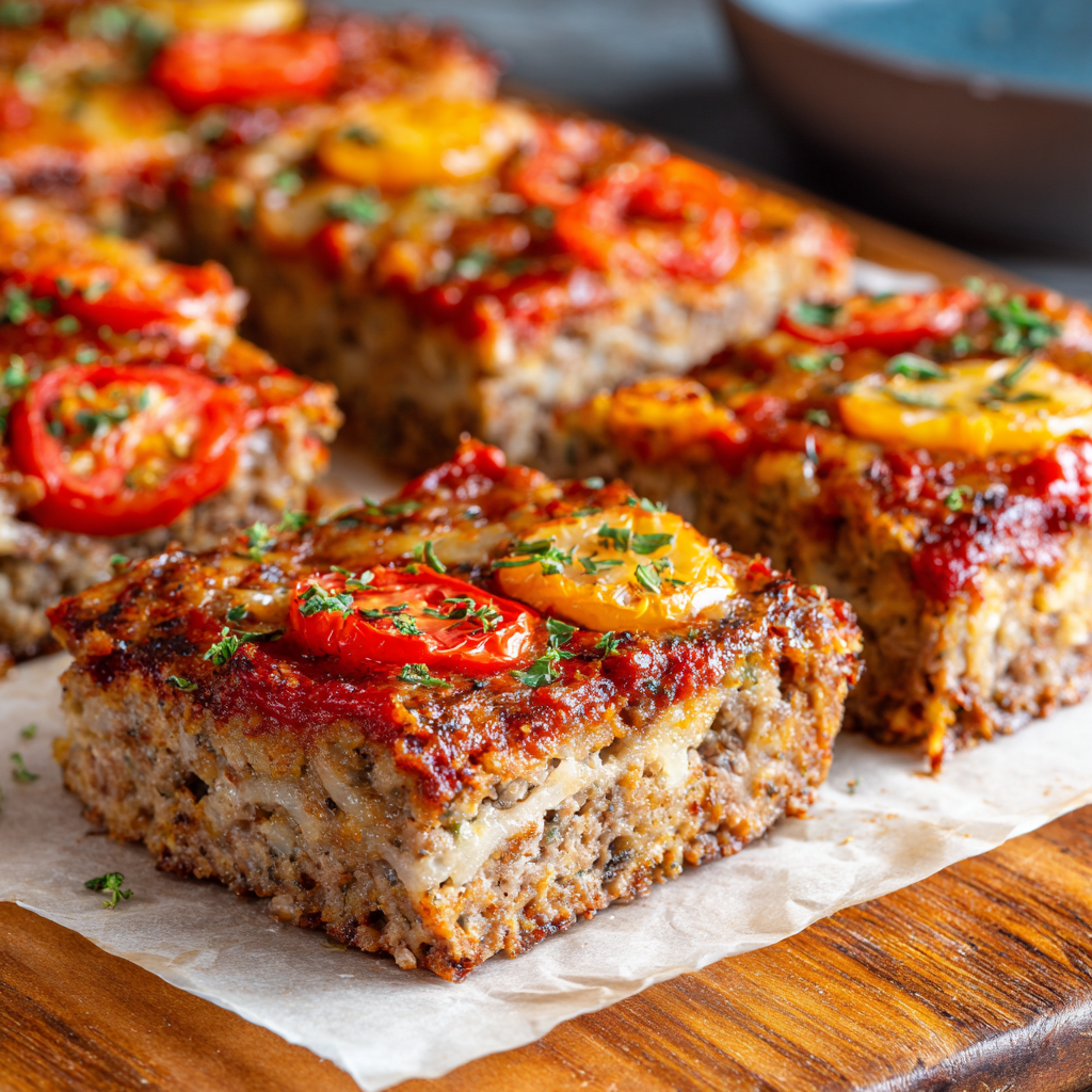 Sheet Pan Meatloaf Squares