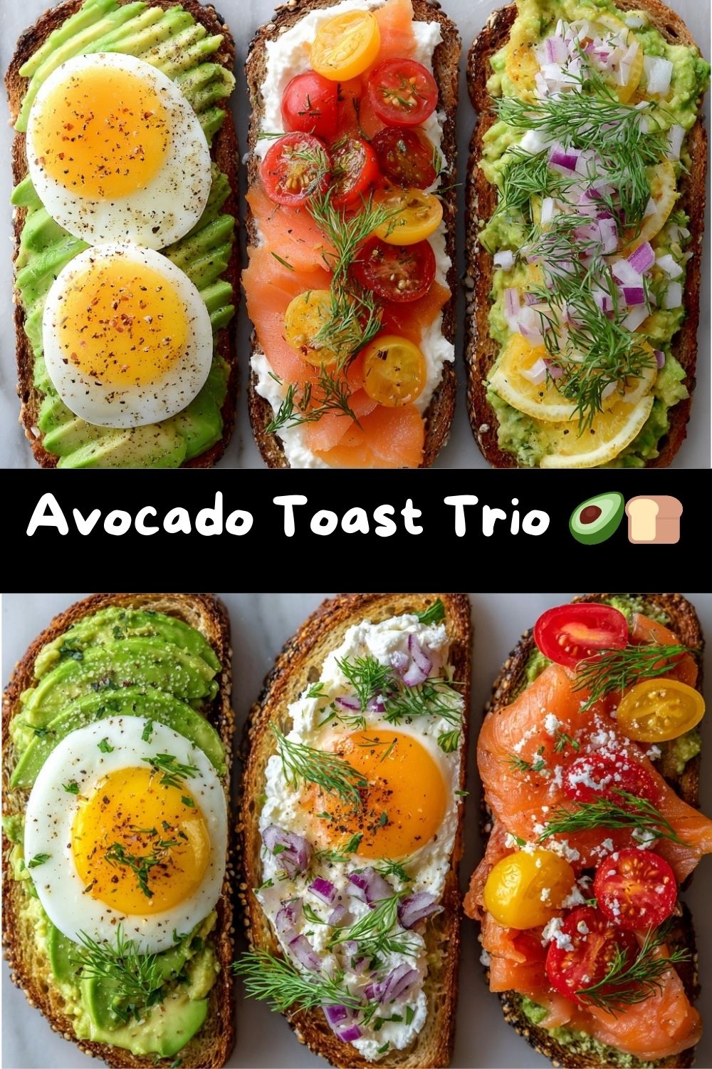 Avocado Toast Trio