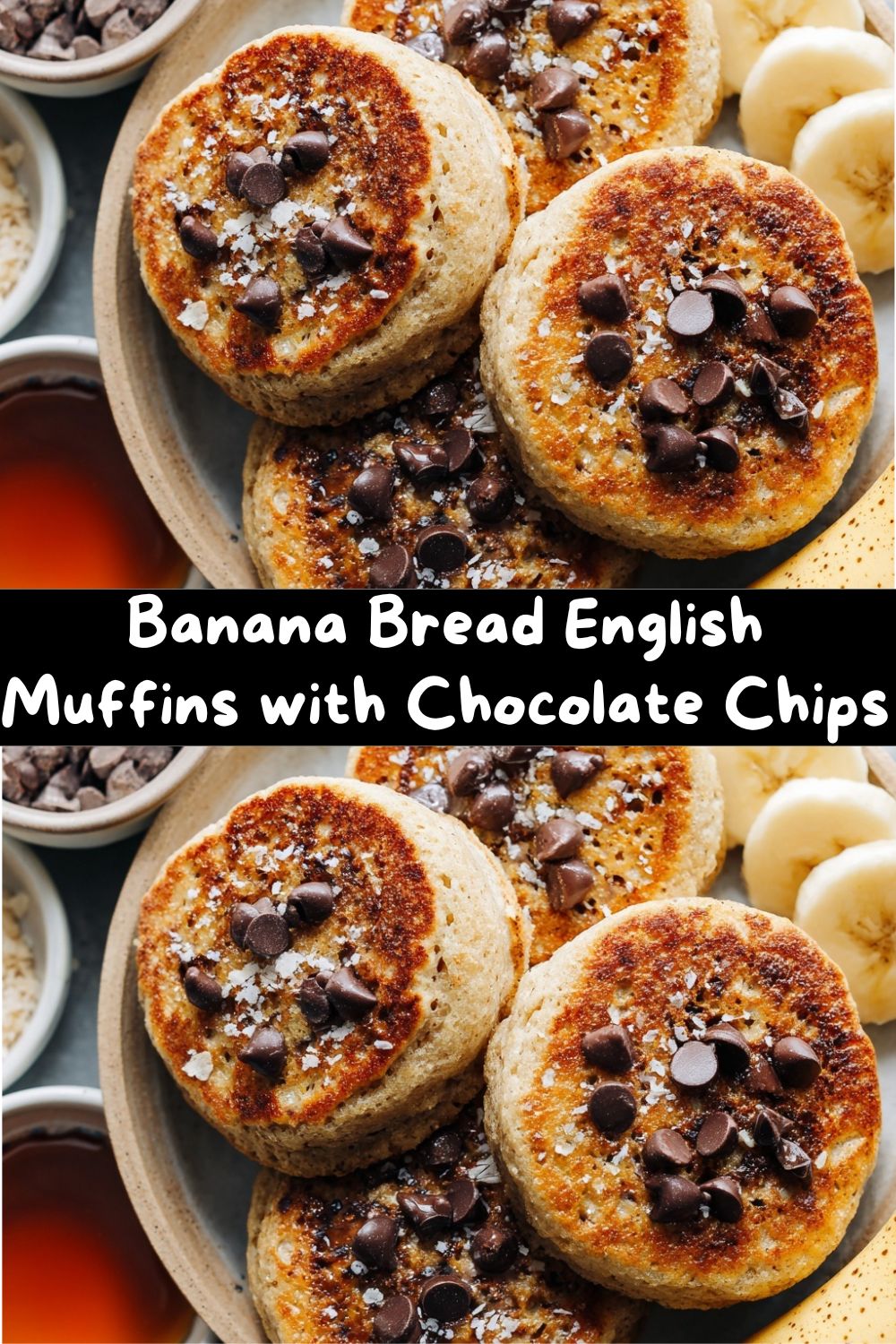 Banana Bread English Muffins