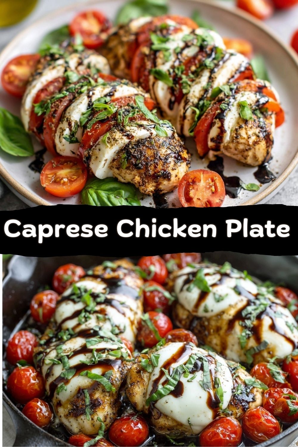 Caprese Chicken Plate