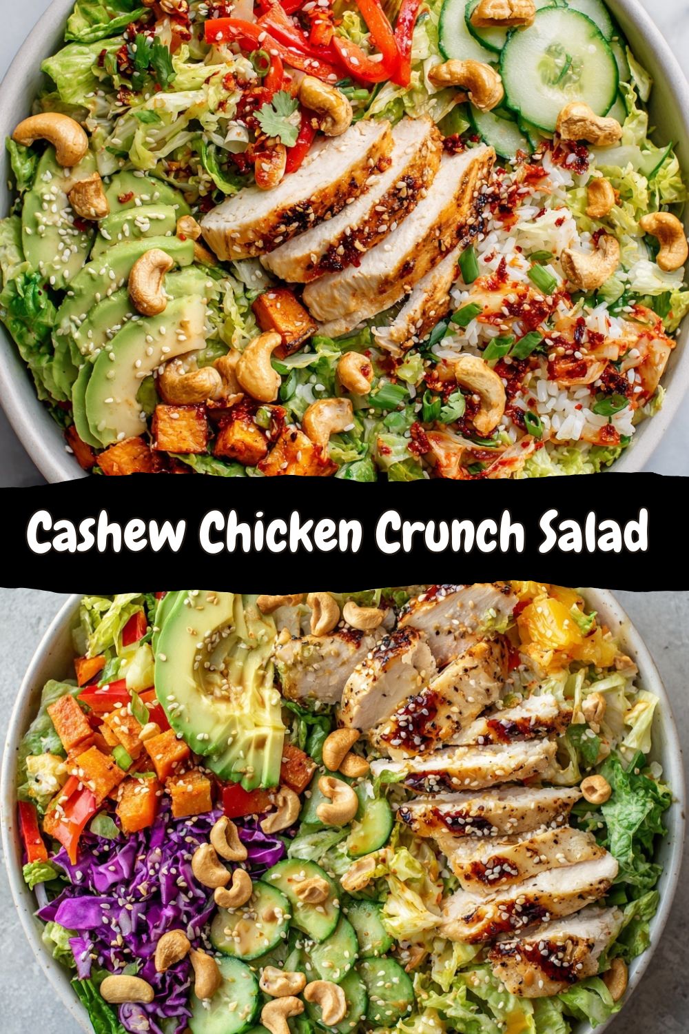 Cashew Chicken Crunch Salad