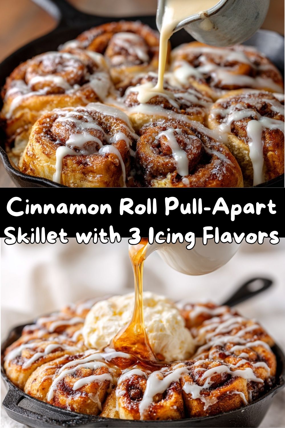 Cinnamon Roll Pull-Apart Skillet