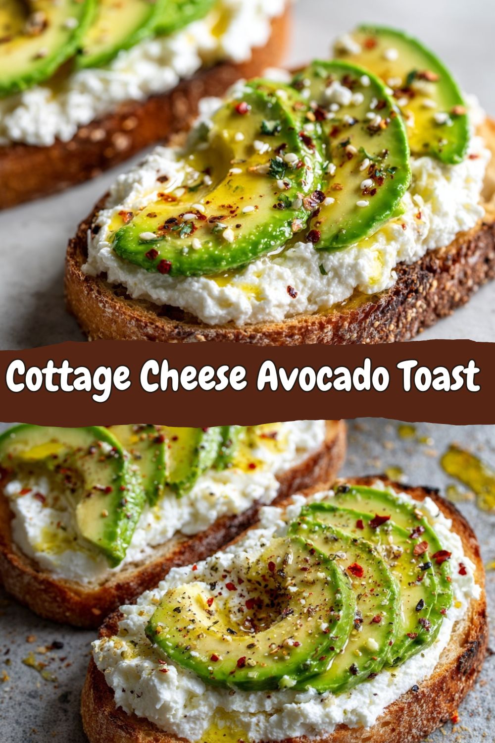 Cottage Cheese Avocado Toast
